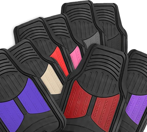 Miniatura 6 de FH Group Climaproof™ - Alfombrillas de goma resistentes para sedán, SUV, camiones, alfombrillas de ajuste universal para automóvil, juego completo