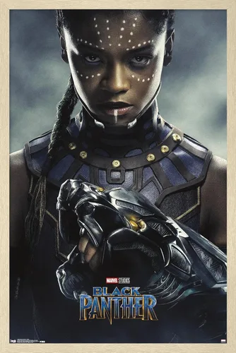 Miniatura 6 de Trends International Marvel Cinematic Universe - Póster de pared de una hoja de Shuri, Black Panther, 22.375 x 34 pulgadas, versión enmarcada