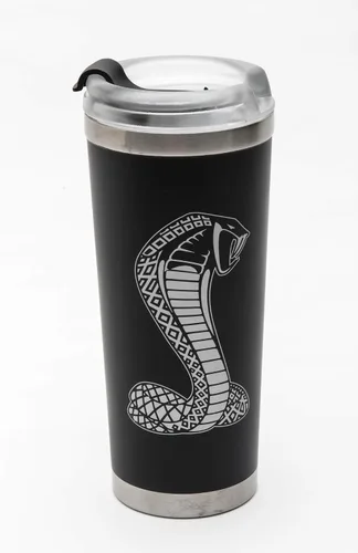 Vaso Shelby de acero inoxidable de doble pared con aislamiento de 24 onzas | Aislamiento al vacío | Se adapta a bebidas calientes o frías | Tapa