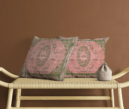 Miniatura 5 de TurkishRug - Kingdom Pattern Handmade Kilim Cushion Cover Ethnic Pattern Farmhouse Soft Pillow Cover Washable Printed Home Dekor Decorations Bedroom