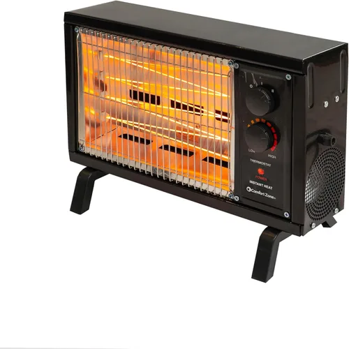 Miniatura 10 de Comfort Zone Calentador Radiante Eléctrico 1500/W Negro