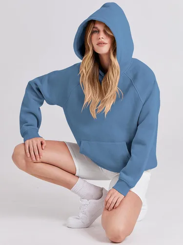 Miniatura 7 de ANRABESS - Sudaderas con capucha para mujer, sobre talla, de vellón de manga larga, modelo de 2024, para otoño