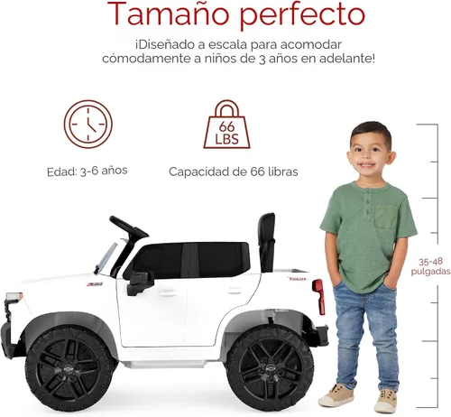 Miniatura 4 de Best Choice Products Camión Chevrolet Silverado Ride On con licencia de 12 V, juguete eléctrico con control remoto para padres, almacenamiento