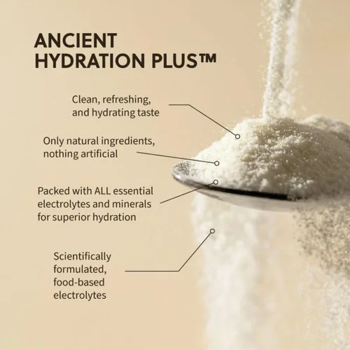 Miniatura 2 de Ancient Hydration Plus - Electrolitos diseñados para apoyar el ayuno Fórmula limpia a base de alimentos con agua de coco, minerales marinos