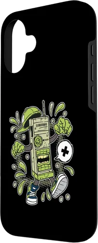 Miniatura 2 de Diseño de WalkieTalkie de dibujos animados para iPhone 16 para niños en estuche de estilo cómico
