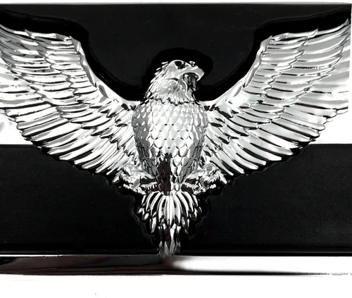 Miniatura 3 de HONGK - Compatible con pedal de freno Touring Softail Almohadilla grande H-D Eagle Hawk Emblem [B01BW4N5CM]