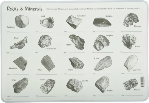 Miniatura 2 de Mantel individual de rocas y minerales