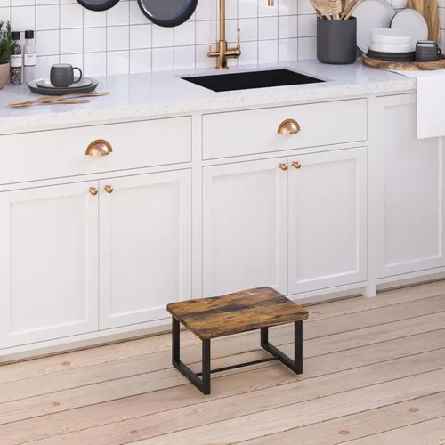 Miniatura 8 de Taburete de Madera para Paso, Taburete de Escalón para Adultos y Niños, Madera de Un Paso para Cocina, Dormitorio, Sala de Estar, Baño, Soporta