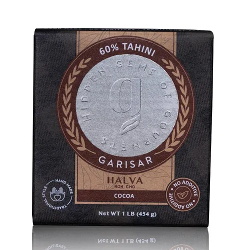 Miniatura 7 de Garisar Tahini Halva 60% Tahini – Halva – Halva de pistacho – Halva turca – Chocolate de caramelo – Postres – Dulces de Oriente Medio – Delicias