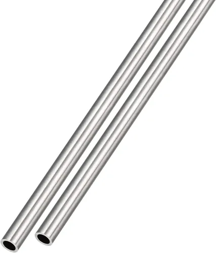 Miniatura 35 de METALLIXITY Tubo de acero inoxidable 304 (0.236 in de diámetro x 0.039 in de pared T x 9.843 in de largo), 2 piezas, tubo recto - para muebles