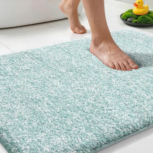 Miniatura 23 de Yimobra Alfombra de baño acolchada antifatiga, antideslizante, lavable, de microfibra suave y densa para lavabo, ducha, pies cansados, cómodo