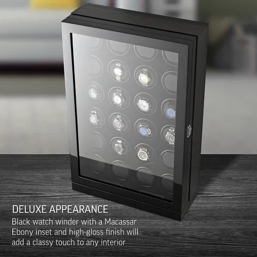 Miniatura 5 de 24 bobinadores de reloj con acabado de alto brillo y retroiluminación LED.