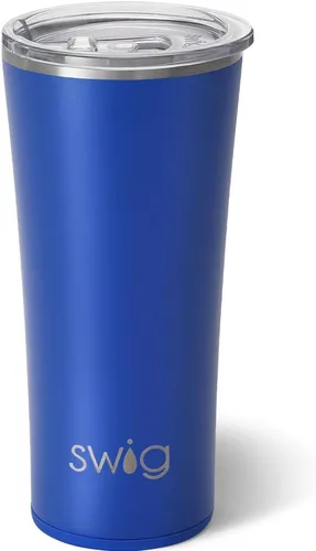 Miniatura 42 de Swig Life - Vaso aislante de 22 onzas, vaso de viaje para café con tapa, taza de viaje para café apta para portavasos, acero inoxidable (Aqua)