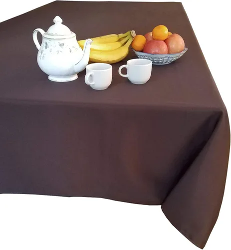 Miniatura 5 de Tektrum mantel rectangular de poliéster, de 60 נ102 pulgadas; tela gruesa, resistente y duradera