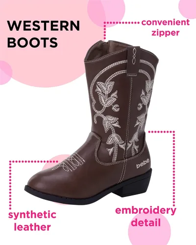 Miniatura 2 de bebe Botas vaqueras para niñas Botas vaqueras clásicas del oeste (niñoniña)