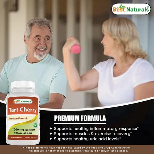 Miniatura 5 de Best Naturals Extracto de arándano 1000 mg y extracto de cereza agria 1000 mg