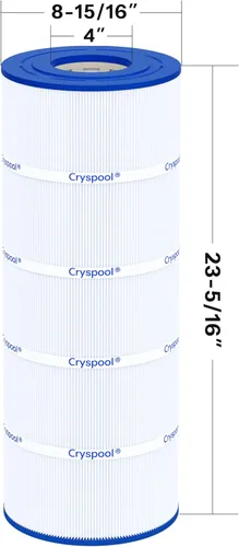 Miniatura 10 de Cryspool® 08055 Filtro compatible con Hayward C1200, CX1200RE, PA120, C-8412, Ultra-B2, FC-1293, Clearwater II 125, 817-0125N, Cartucho de filtro