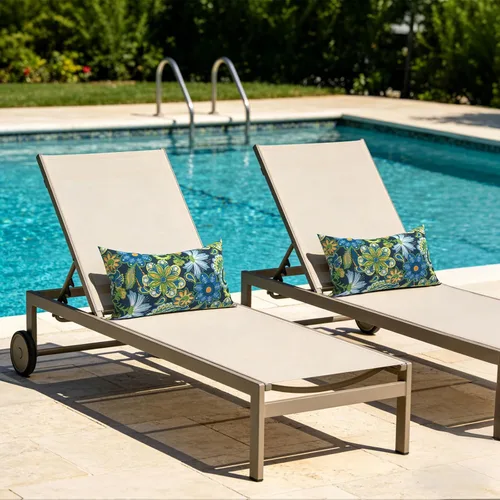 Miniatura 130 de Juego de 2 almohadas para exteriores de 16 x 16 pulgadas, repelentes al agua con interiores, para muebles de patio, hogar, jardín, geometría bohemia
