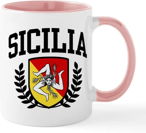 Miniatura 17 de CafePress Sicilia Mug - Taza de café de cerámica (11.0 fl oz)