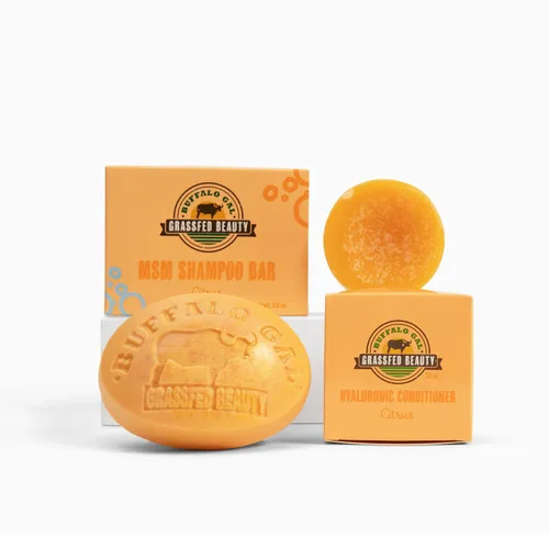 Miniatura 10 de MSM Barra de champú + barra de acondicionador de cabello hialurónico, champú y acondicionador de barra sólida para el crecimiento del cabello, sin