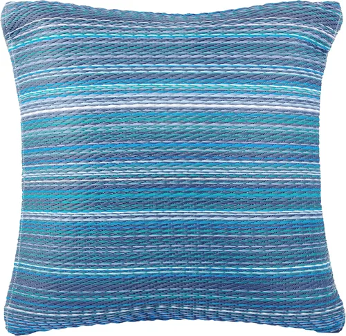 Miniatura 17 de Fab Habitat Almohada de plástico reciclado prémium para exteriores, impermeable, resistente a la decoloración, a rayas, patio, porche, terraza