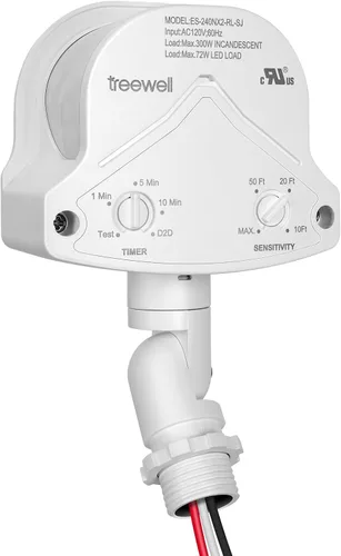 Miniatura 8 de Detector de movimiento de reemplazo de 240 grados, tiempo ajustable y sensibilidad de detección de hasta 60 pies de alcance, 3 modos de trabajo
