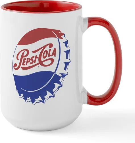 Miniatura 18 de CafePress Pepsi - Taza de café de cerámica (15.0 fl oz)
