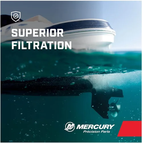 Miniatura 3 de Mercury 802893T Filtro de combustible de separación de agua para sistemas de filtro de montaje remoto