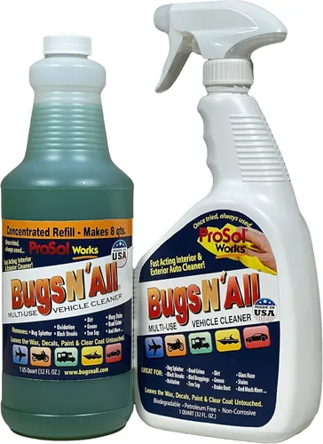 Miniatura 10 de Bugs N' All Limpiador y Desengrasante Multiusos para Coche - Concentrado Removedor de Insectos y Alquitrán de 1 Galón - Limpiador Exterior Seguro