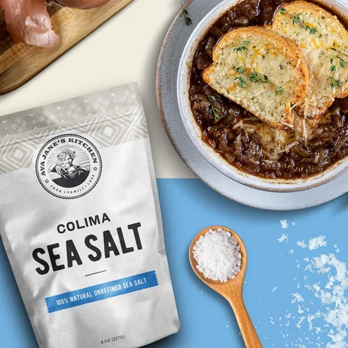 Miniatura 9 de AVA JANE'S KITCHEN - Sal marina de Colima sin refinar cosechada a mano - Sal marina orgánica 100% natural, grado gourmet, grano grueso, sal Kosher