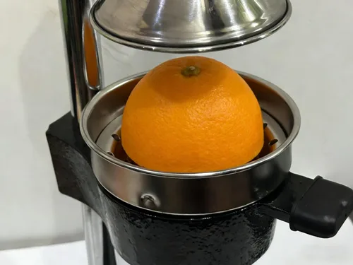 Miniatura 2 de Exprimidor manual de cítricos de hierro fundido para encimera, accesorios reemplazables de doble material, exprimidor de mano resistente para jugo
