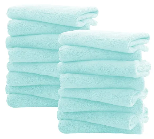 Miniatura 16 de Paquete de 8 pañitos grandes para bebés, de 20 por 10 pulgadas, son ultra absorbentes, se pueden lavar a mano, ideales para recién nacidos, toalla