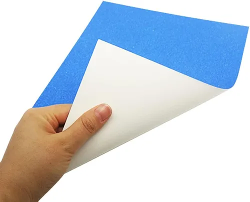 Miniatura 3 de Cartulina con purpurina, 250 GSM, 15 hojas, papel con purpurina para manualidades, decoración de cumpleaños y bodas, caja de regalo y otros Azul
