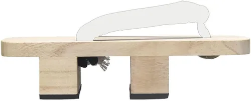 Miniatura 4 de Zuecos japoneses tradicionales Geta Samurai de dos dientes para hombres y mujeres