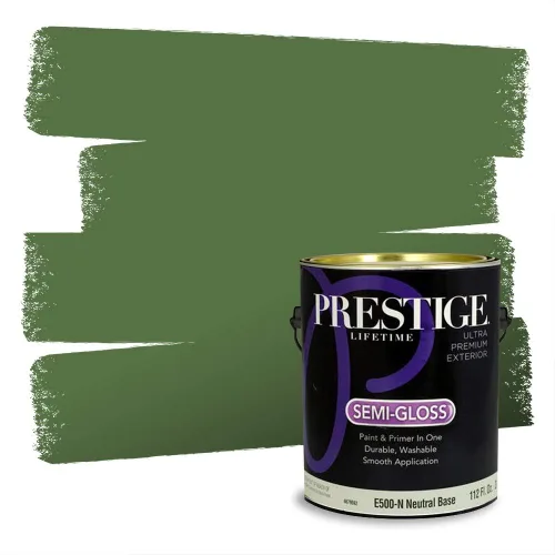 Miniatura 2018 de Prestige Paints - pintura de exterior y pintura de imprimación en una, E100-T-6006-10AVP