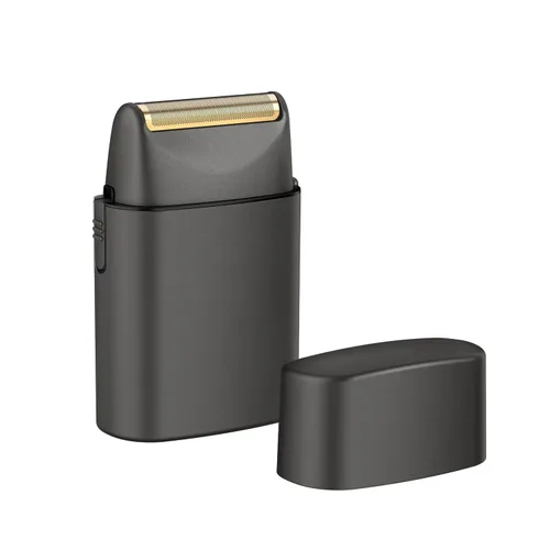 Conair Afeitadora de aluminio para hombre | Peluquero facial para hombre | Hipoalergénico e inalámbrico | Portátil, funciona con pilas para viajes