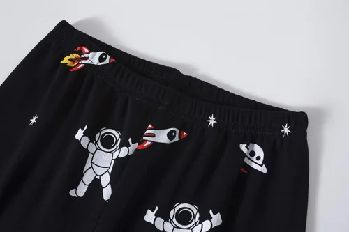 Miniatura 6 de Pijama para niños pequeños de manga larga, 100% algodón, 2 piezas, para niños de 1 a 10 años