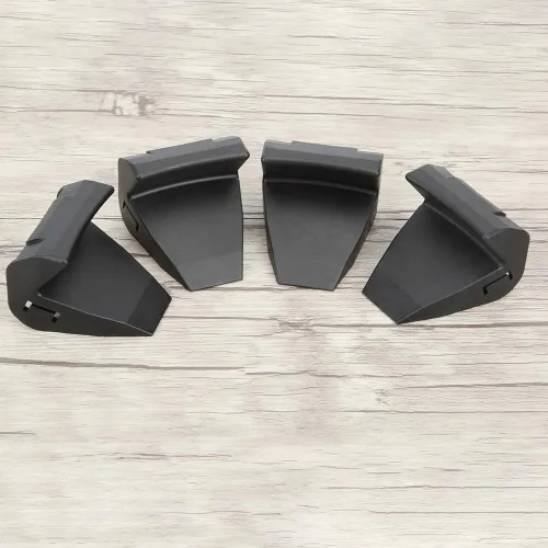 Miniatura 9 de Akozon Protector de llanta para cambiador de neumáticos, 4 unidades, protectores universales de mandíbula, cubiertas protectoras negras