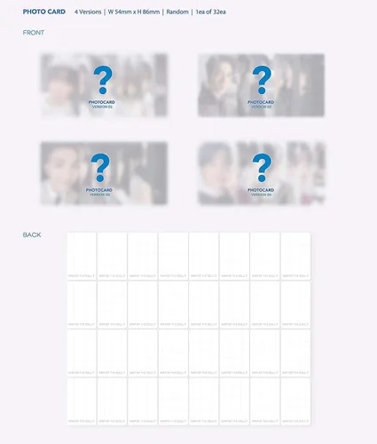 Miniatura 6 de Bighit Ent BTS Bangtan Boys - MAPA del alma: 7 [1 ver. Set] 1 álbumes+Juego de tarjetas fotográficas adicionales