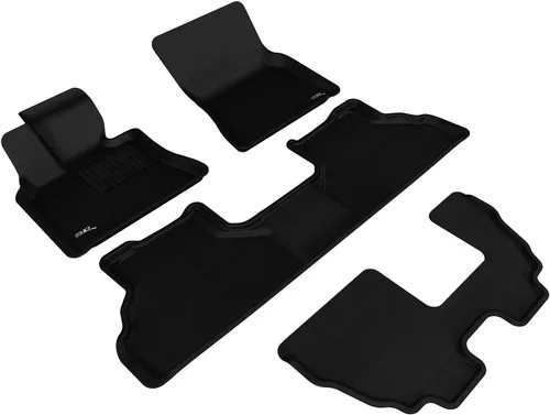 Miniatura 11 de 3D MAXpider -L1BM06201509 - Juego completo de alfombrillas para todo tipo de clima para modelos seleccionados de BMW X6 (E71), goma Kagu (negro)