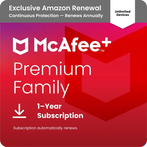 Miniatura 2 de McAfee + Familia Premium 2023 Dispositivos ilimitados Seguridad premium Monitoreo de identidad mejorado Protección de privacidad en línea