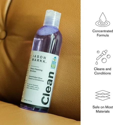 Miniatura 3 de Jason Markk Cuidado de Zapatos y Deportivas, Limpieza de Zapatos, Limpia y Acondiciona Calzado, Púrpura, 8 fl oz (paquete de 1)