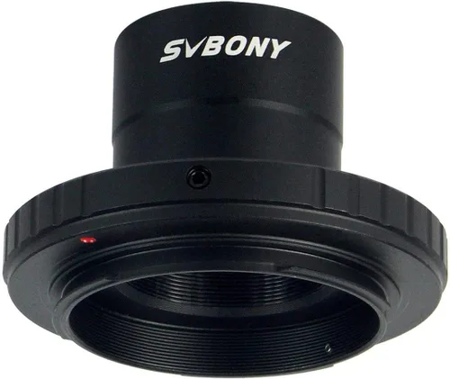 Miniatura 3 de SVBONY Adaptador de foto para telescopio, adaptador T y adaptador de anillo T T2 de 1.25 pulgadas, accesorio para telescopio compatible con cámara