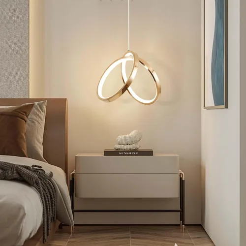 Miniatura 10 de Iluminación colgante moderna de isla, con control remoto regulable y aplicación de lámpara Samrt, lámpara de techo negra colgante ajustable