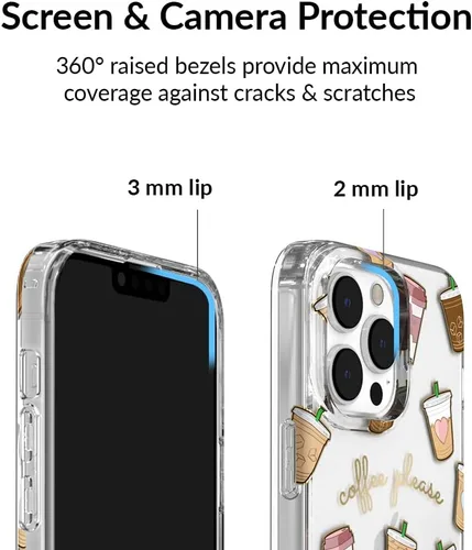 Miniatura 3 de VELVET CAVIAR Funda para iPhone 14 Pro, probada en caídas de 10 pies, color café