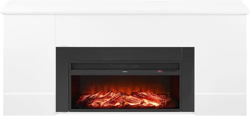 Miniatura 12 de VEVOR Chimeneas independientes de 22.8 pulgadas, calentador eléctrico portátil de 1500 W, 5120 BTU, con protección contra sobrecalentamiento, llamas