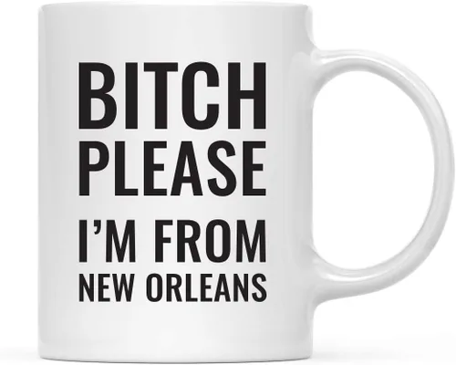 Miniatura 51 de Andaz Press Taza de café de 11 onzas, regalo de broma, Bitch Please I'm from Alabama, paquete de 1, incluye caja de regalo, divertidas ideas