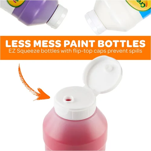 Miniatura 5 de Crayola Pintura lavable (12 quilates), juego de pintura a granel para proyectos de arte para niños, 16 onzas, suministros de manualidades