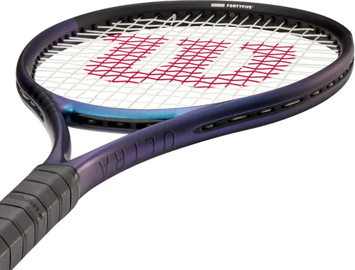 Miniatura 6 de Wilson Ultra 100 v4.0 - Raquetas de tenis de rendimiento, encordadas con Sensation 16 Natural a tensión media