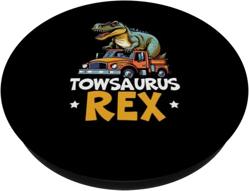 Miniatura 2 de Conductor de grúa orgulloso camionero remolque remolque remolque PopSockets intercambiables PopGrip